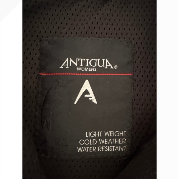 Antigua UFC Jacket Lightweight Cold Weather Water Resistant Black Women's‎ Small - Picture 2 of 8